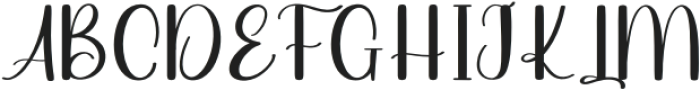 Easterbaby Regular otf (400) Font UPPERCASE