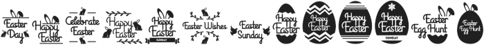 Easterday otf (400) Font UPPERCASE