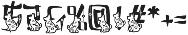 Eastern Echoes Dog otf (400) Font OTHER CHARS