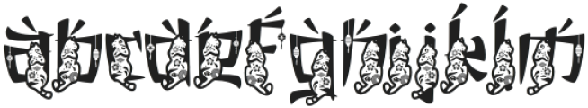 Eastern Echoes Lion otf (400) Font LOWERCASE