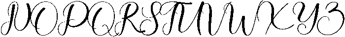 Eastern Regular otf (400) Font UPPERCASE