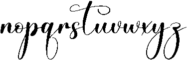 Eastern Regular otf (400) Font LOWERCASE