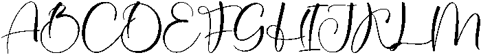 Eastern Regular otf (400) Font UPPERCASE