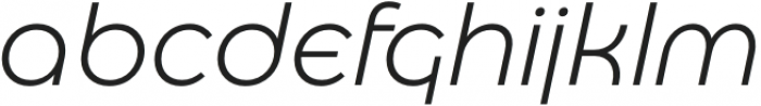 Eastman Alternate Regular Offset Italic otf (400) Font LOWERCASE