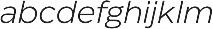 Eastman Regular Offset Italic otf (400) Font LOWERCASE