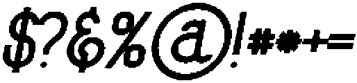 Eastwood otf (400) Font OTHER CHARS