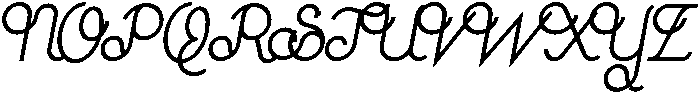 Eastwood otf (400) Font UPPERCASE
