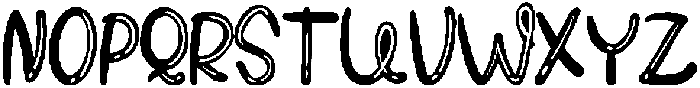 Easy day Regular otf (400) Font UPPERCASE