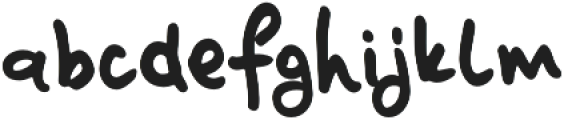 EasyNotes otf (400) Font LOWERCASE