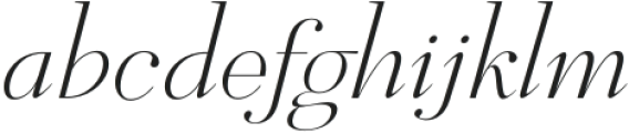 Eaudore Italic otf (400) FONT
