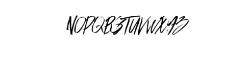 EasyBrush.ttf Font UPPERCASE