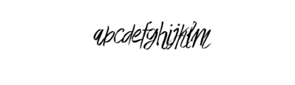 EasyBrush.ttf Font LOWERCASE