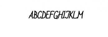 EasyHand - true type font Font UPPERCASE