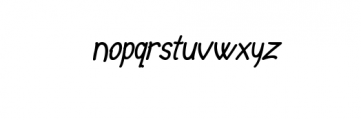 EasyHand - true type font Font LOWERCASE