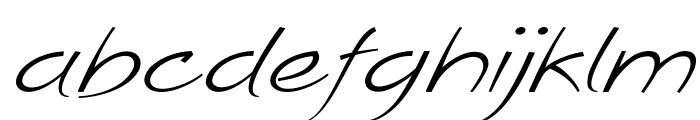Eamon-ExpandedItalic Font LOWERCASE