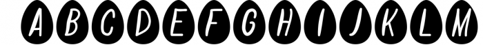 Easter Eggs Font Font UPPERCASE