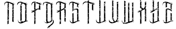Eastern Beast Typeface 1 Font UPPERCASE
