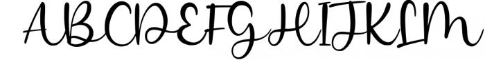 Eastern Hillside Modern Handwritten Font Font UPPERCASE