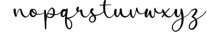 Eastern Hillside Modern Handwritten Font Font LOWERCASE