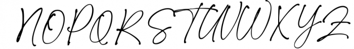 Easthallow Handwritten Font Font UPPERCASE