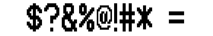 EASyText Regular Font OTHER CHARS