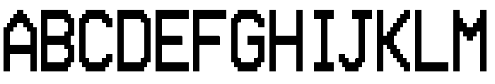 EASyText Regular Font UPPERCASE