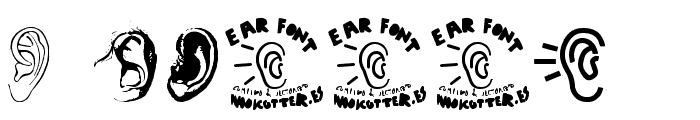 Ear Font OTHER CHARS
