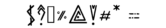 Eari Regular Font OTHER CHARS
