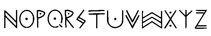 Eari Regular Font LOWERCASE