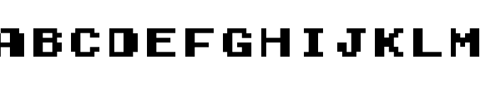 Early GameBoy Regular Font UPPERCASE