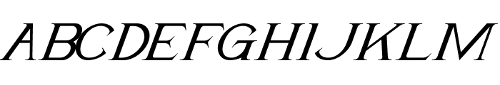 Early Goal Demo Italic Font LOWERCASE