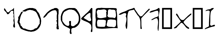 Early Western Greek Font LOWERCASE