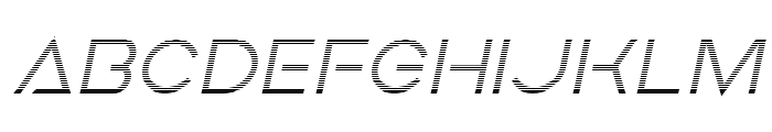 Earth Orbiter Gradient Italic Font LOWERCASE