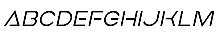 Earth Orbiter Italic Font LOWERCASE