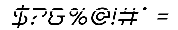 Earth Orbiter Laser Italic Font OTHER CHARS