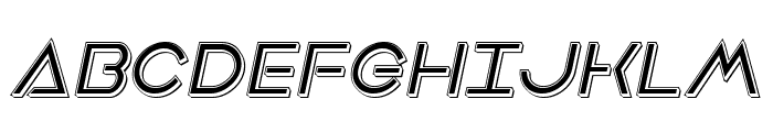 Earth Orbiter Punch Italic Font UPPERCASE