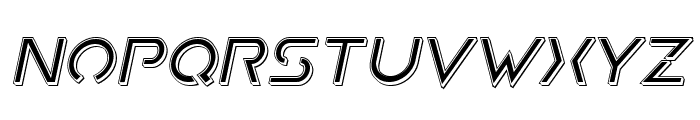 Earth Orbiter Punch Italic Font LOWERCASE