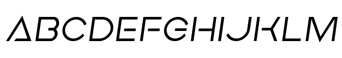 Earth Orbiter Semi-Italic Font LOWERCASE