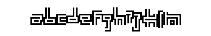 Earth People Font LOWERCASE