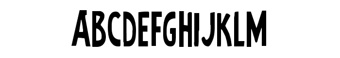 Earth's Mightiest Condensed Font UPPERCASE