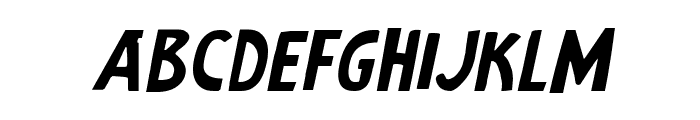 Earth's Mightiest Expanded Italic Font LOWERCASE