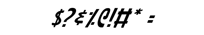 Earth's Mightiest Italic Font OTHER CHARS