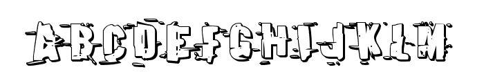 Earthshake 3D Regular Font UPPERCASE