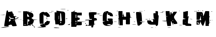 Earthshake Expanded Font LOWERCASE