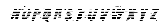 Earthshake Gradient Italic Font LOWERCASE