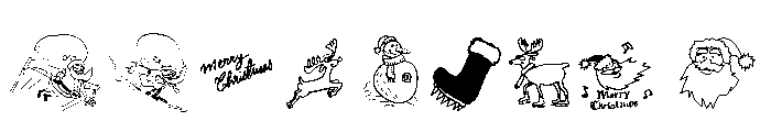 Ease Christmas Font OTHER CHARS