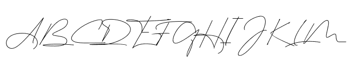 East liberty signature Font UPPERCASE