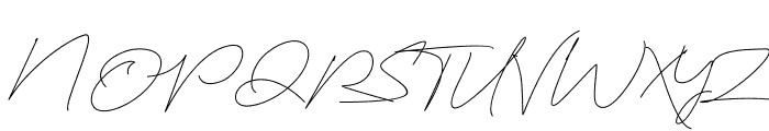 East liberty signature Font UPPERCASE