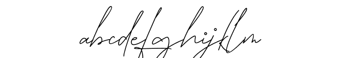 East liberty signature Font LOWERCASE