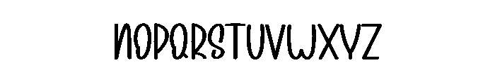 Easter Baseball Font UPPERCASE